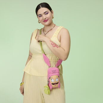 Bob's Burgers Louise Cosplay Cell Phone Crossbody Bag with Glow Coin Bag, Image 2